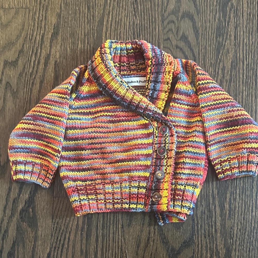 Misha And Puff Multicolor Knit Kids Sweater